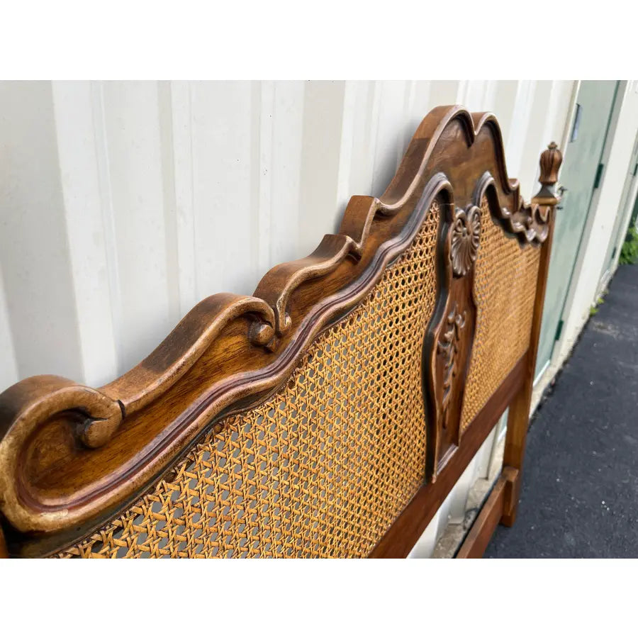 1980s Drexel Brittany Collection French Country Queen Headboard