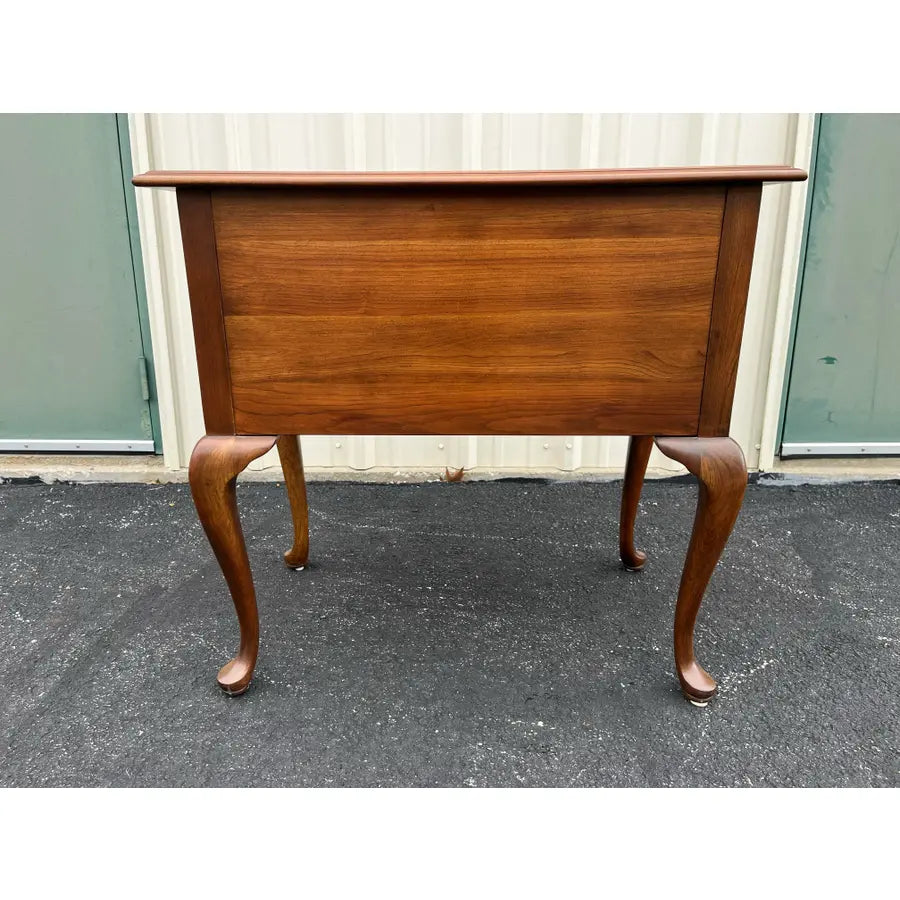 1980s Harden Queen Anne Style New England Cherry Lowboy Chest of Drawers