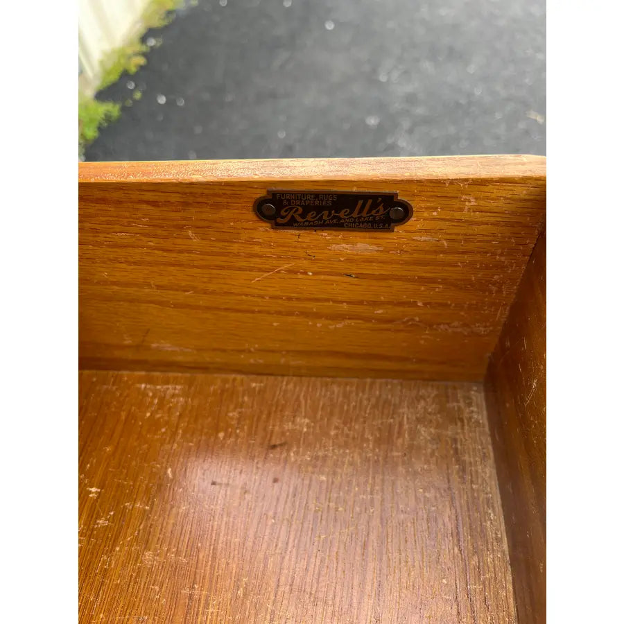 1910s Revell & Co Jacobean Carved Walnut Dining Cabinet