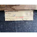 1950s Henredon Schoonbeck Waxed Canvas Oak Gaming Chairs- Set of 4