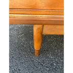 1960s Hooker Mainline 10-Drawer Walnut Long Dresser With Reversible Sliding Doors