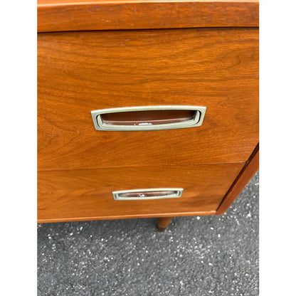 1960s Hooker Mainline Walnut Tall Dresser