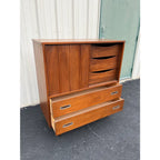 1960s Hooker Mainline Walnut Tall Dresser
