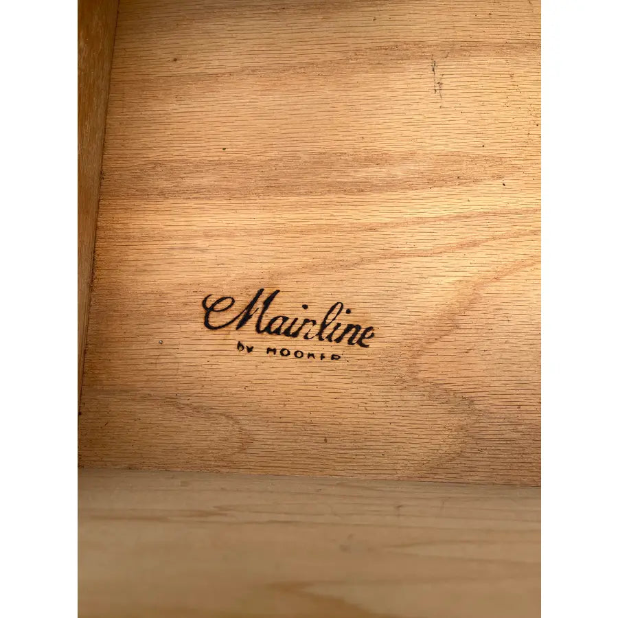 1960s Hooker Mainline Walnut Tall Dresser