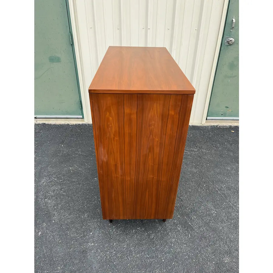 1960s Hooker Mainline Walnut Tall Dresser