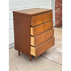 1960s Ward Furniture Mid-Century Modern 4-Drawer Chest of Drawers