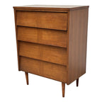 1960s Ward Furniture Mid-Century Modern 4-Drawer Chest of Drawers