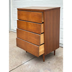 1960s Ward Furniture Mid-Century Modern 4-Drawer Chest of Drawers