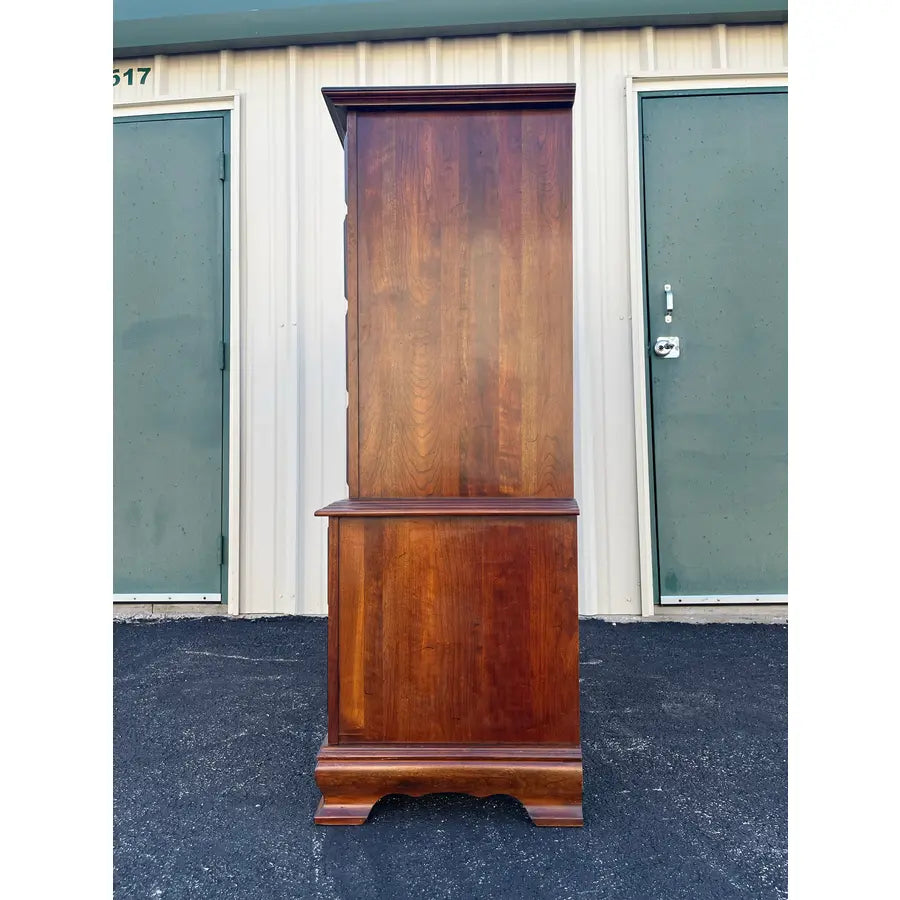 1970s Cresent Furniture 7-Drawer Cherry Chippendale Tall Chest of Drawers