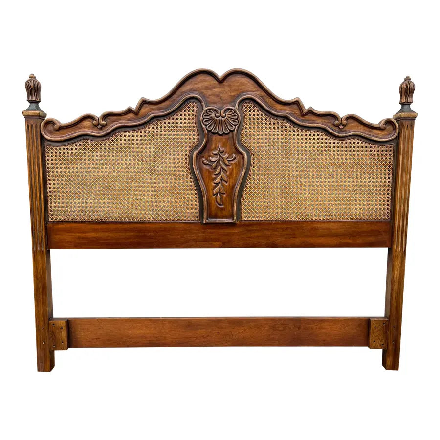 1980s Drexel Brittany Collection French Country Queen Headboard