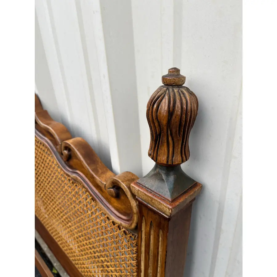 1980s Drexel Brittany Collection French Country Queen Headboard