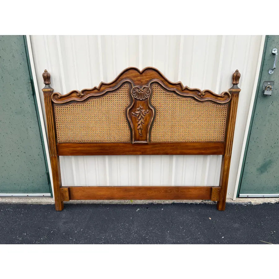 1980s Drexel Brittany Collection French Country Queen Headboard