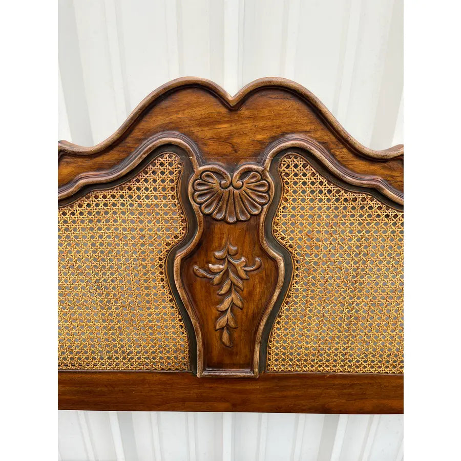 1980s Drexel Brittany Collection French Country Queen Headboard