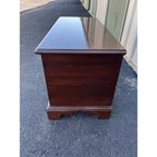 1980s Ethan Allen Georgian Court Cherry Blanket Chest