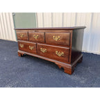 1980s Ethan Allen Georgian Court Cherry Blanket Chest