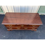 1980s Ethan Allen Georgian Court Cherry Blanket Chest