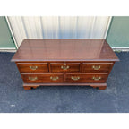 1980s Ethan Allen Georgian Court Cherry Blanket Chest