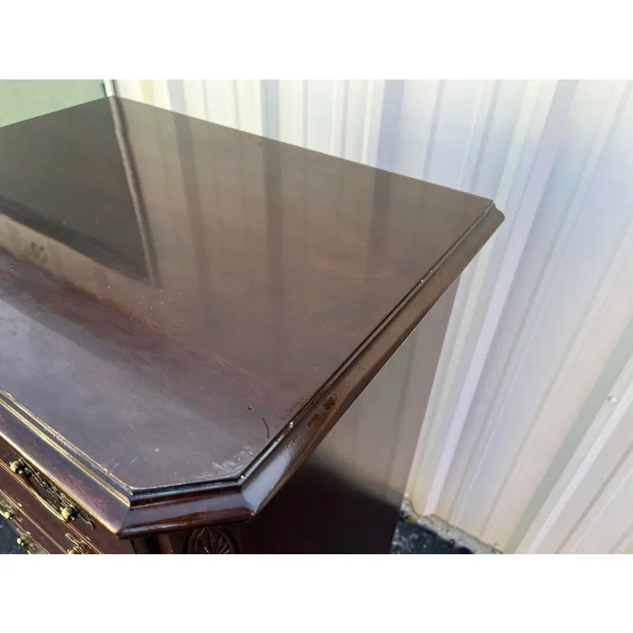 1980s Ethan Allen Georgian Court Cherry Lingerie Chest of Drawers