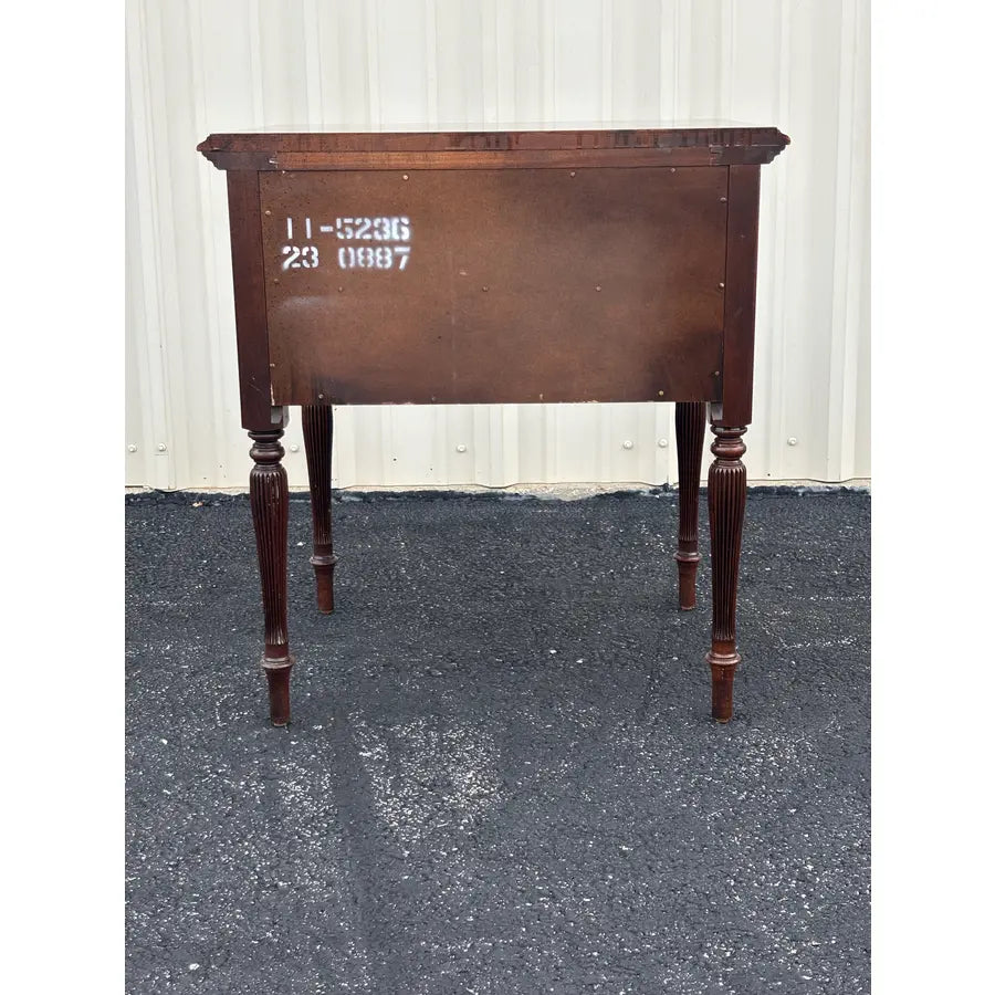 1980s Ethan Allen Georgian Court Cherry Nightstands- A Pair