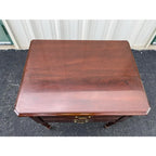 1980s Ethan Allen Georgian Court Cherry Nightstands- A Pair