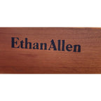 1980s Ethan Allen Georgian Court Cherry Nightstands- A Pair