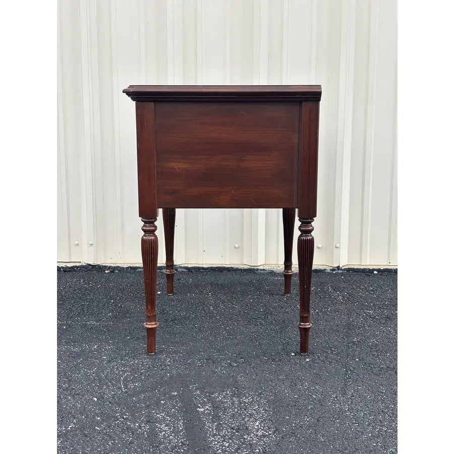 1980s Ethan Allen Georgian Court Cherry Nightstands- A Pair