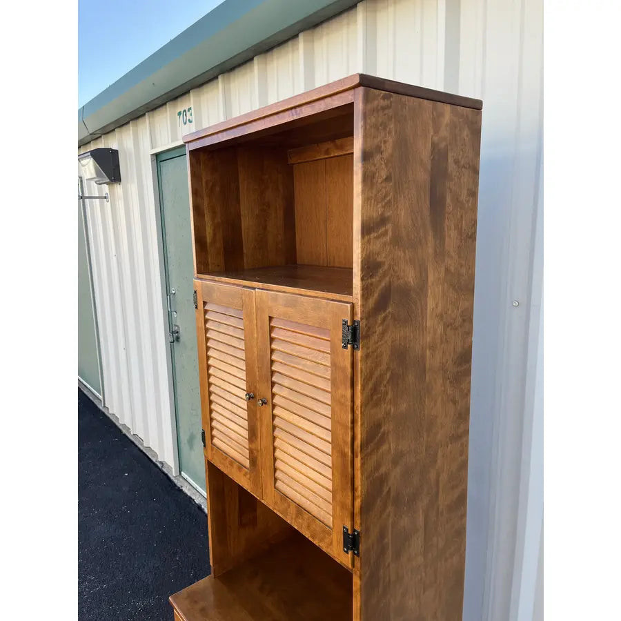 1980s Ethan Allen Maple and Birch Cabinet
