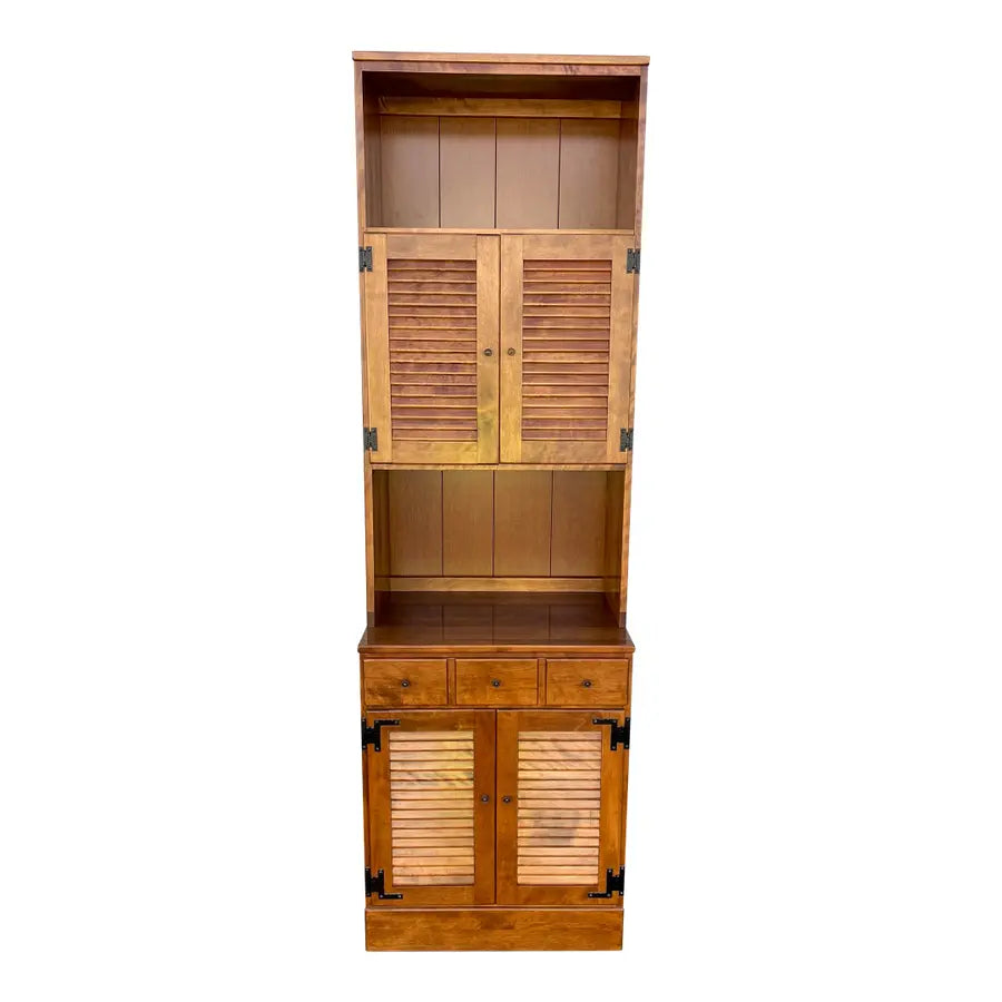1980s Ethan Allen Maple and Birch Cabinet