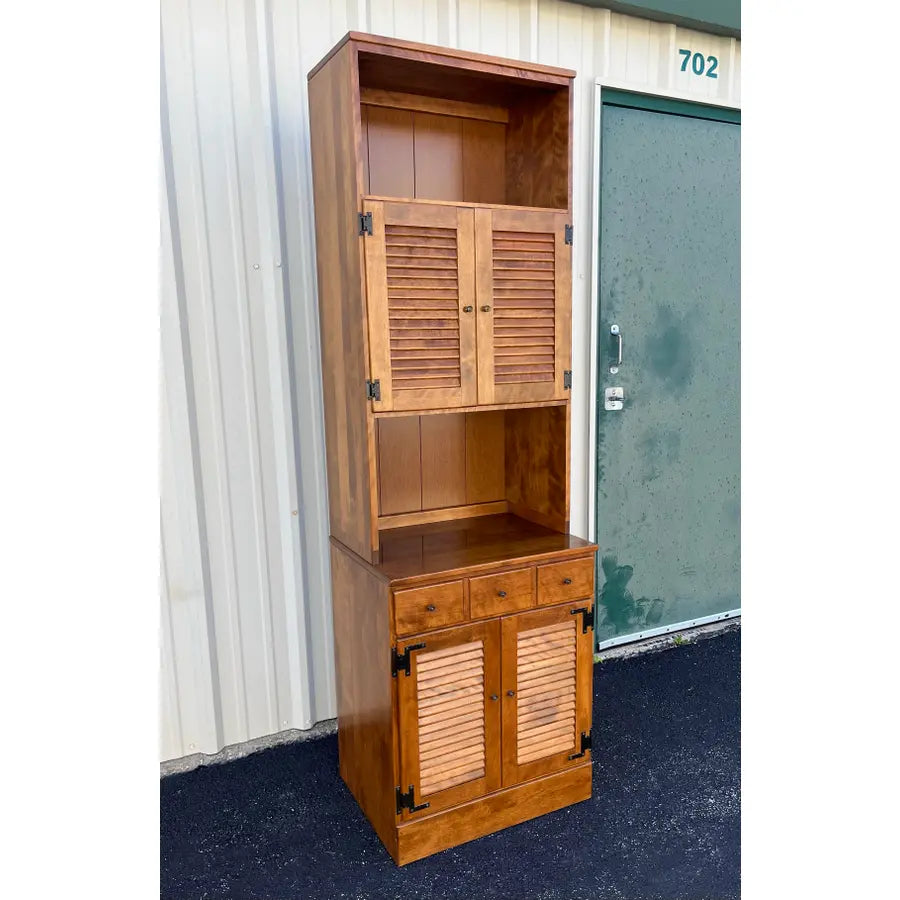 1980s Ethan Allen Maple and Birch Cabinet