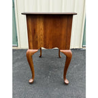 1980s Harden Queen Anne Style New England Cherry Lowboy Chest of Drawers