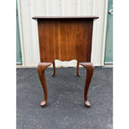 1980s Harden Queen Anne Style New England Cherry Lowboy Chest of Drawers