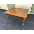 1990s Solid Cherry Farmhouse Kitchen Dining Table