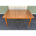 1990s Solid Cherry Farmhouse Kitchen Dining Table