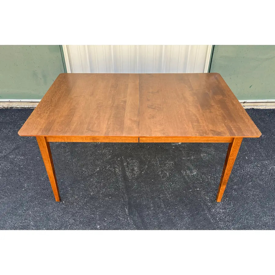 1990s Solid Cherry Farmhouse Kitchen Dining Table