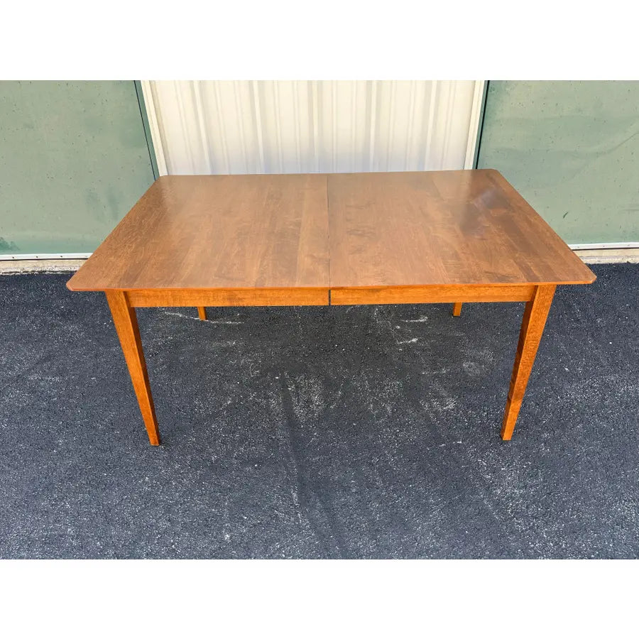 1990s Solid Cherry Farmhouse Kitchen Dining Table