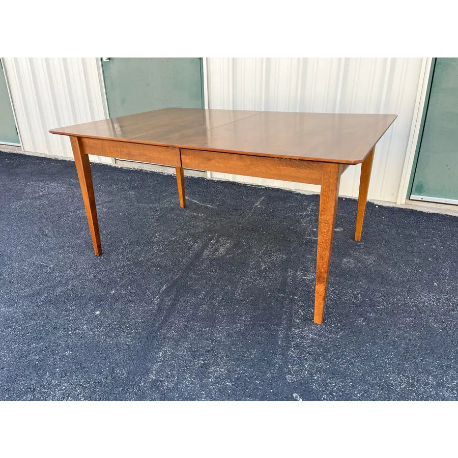 1990s Solid Cherry Farmhouse Kitchen Dining Table