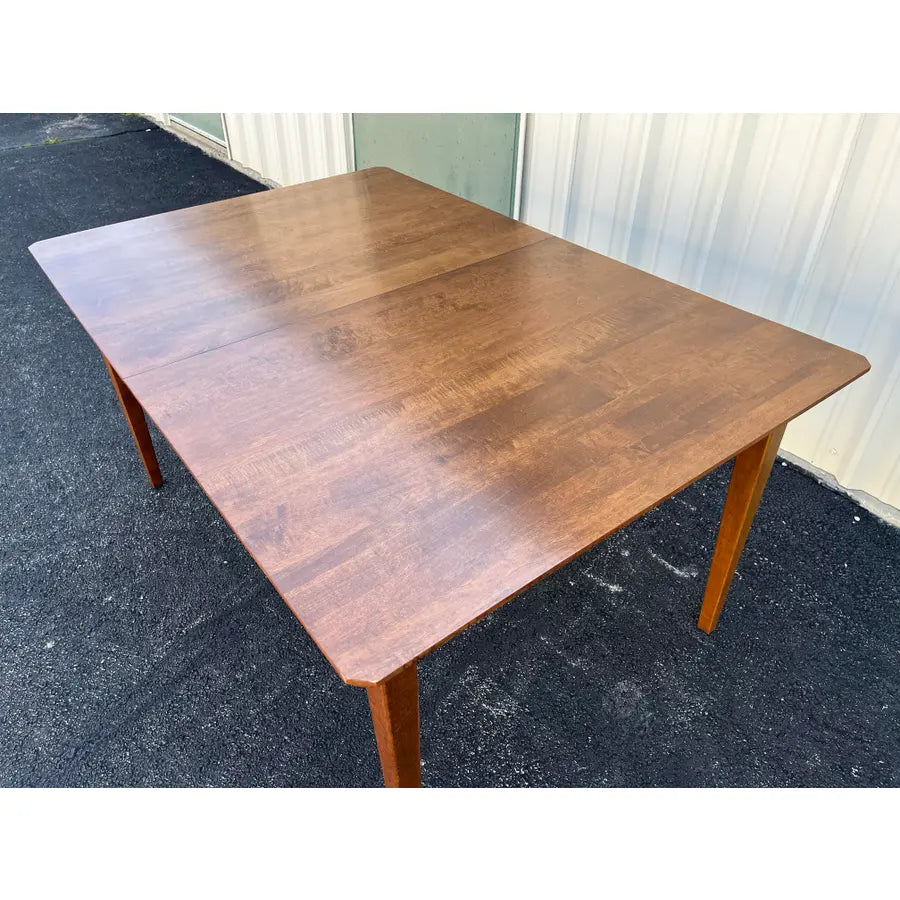 1990s Solid Cherry Farmhouse Kitchen Dining Table