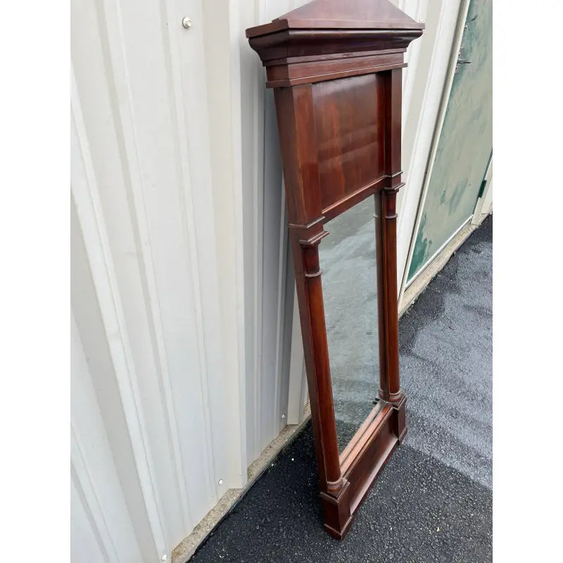 19th Century Empire Mahogany Framed Pier Mirror