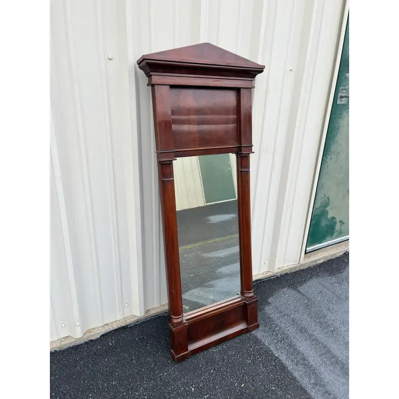 19th Century Empire Mahogany Framed Pier Mirror