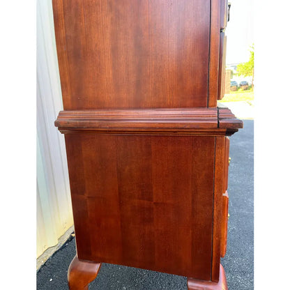 7-Drawer Queen Anne Cherry Highboy Dresser