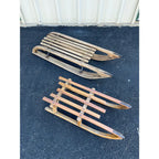Antique Child’s Winter Sleds- Set of 2- France Early 1900s