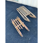 Antique Child’s Winter Sleds- Set of 2- France Early 1900s