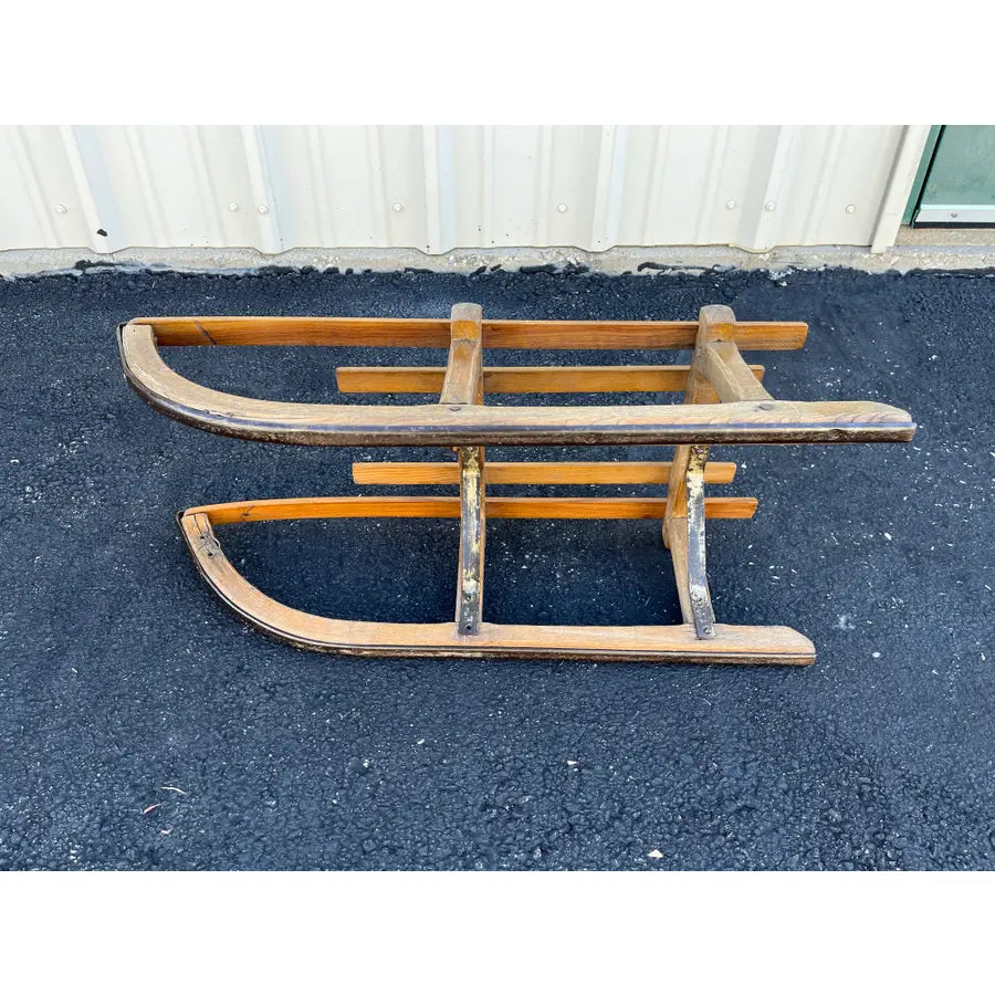 Antique Child’s Winter Sleds- Set of 2- France Early 1900s