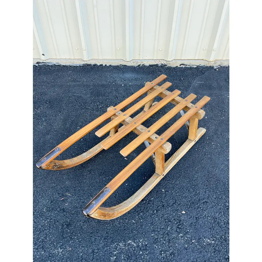 Antique Child’s Winter Sleds- Set of 2- France Early 1900s
