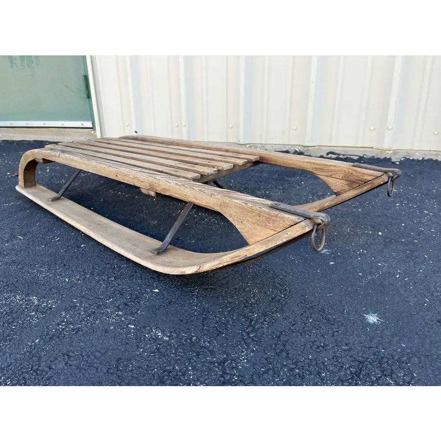 Antique Child’s Winter Sleds- Set of 2- France Early 1900s