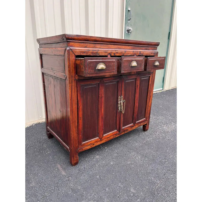 Antique Chinese Rosewood Chest of Drawers or Cabinet- Early 1900s
