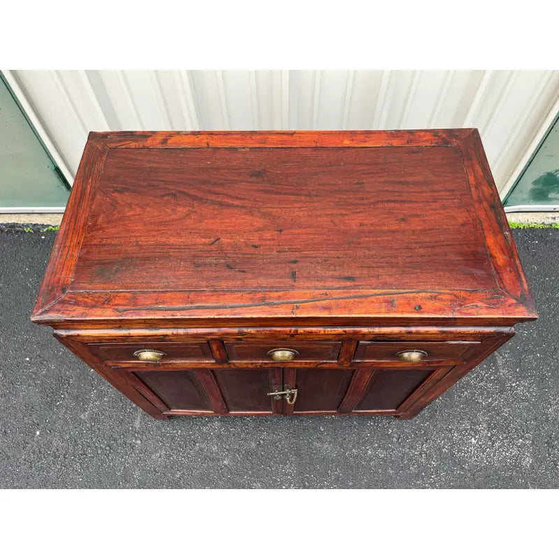 Antique Chinese Rosewood Chest of Drawers or Cabinet- Early 1900s