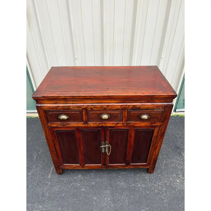 Antique Chinese Rosewood Chest of Drawers or Cabinet- Early 1900s