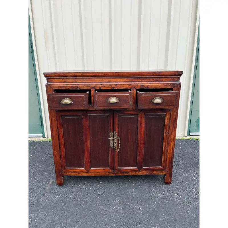 Antique Chinese Rosewood Chest of Drawers or Cabinet- Early 1900s