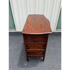 Antique Early American Tiger Oak 4-Drawer Chest of Drawers